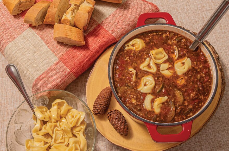 Italian Sausage and Tortellini Soup