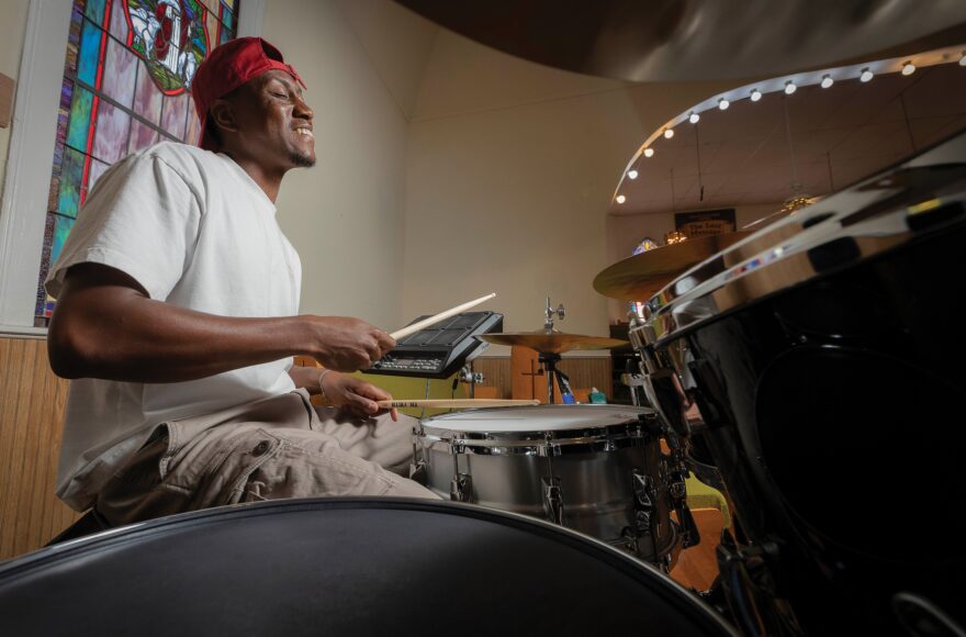 Percussive Passion - Tim Kirkland playing drums